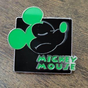 3/$20 - 4/$25 - 5/$30 - Disney Pin - Green Neon Emotion Mickey Mouse